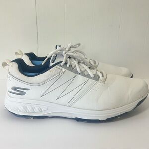 Skecher Go Golf White and Navy Golf Shoes Men’s Size 13 Athletic Golf